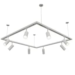 Комплект трекового освещения подвесной (люстра) OLEDIM Set-17Q 1x4 белый