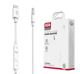 Кабель XO NB-R192A Lightning to 3.5 мм 1 м Білий - мініатюра 2