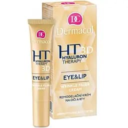 Крем для повік та губ Dermacol Hyaluron Therapy 3D 15 мл