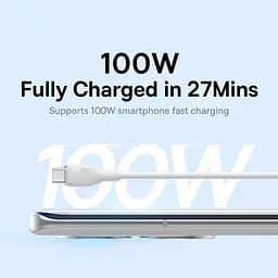 Кабель Baseus Pudding Series Fast Charging Cable USB to Type-C 100W 1.2m P10355703511-00 Purple - мініатюра 5