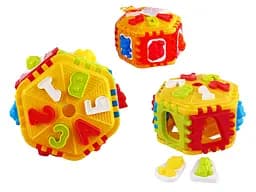 Логічний шестигранник-сортер із буквами та тваринами, 50-003