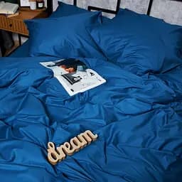 Підковдра Moon&Star Satin Premium Deep Blue Євро 200x220 см - мініатюра 4