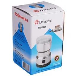 Кавомолка Domotec MS-1206 металева - мініатюра 6