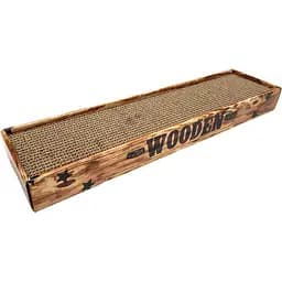 Когтеточка для котов Croci гофрированный картон Essence орех 48х12х5 см 