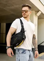 Сумка через плечо бананка Sambag Flex Pro 30×17×15 см (85451128m)