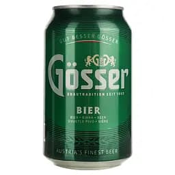 Пиво Gosser Marzen, светлое, фильтрованное, 5,2%, ж/б, 0,33 л
