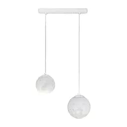 Подвесной светильник Levistella 7821520F-2 WHITE (380), E27, белый, 3D пластик, для гостиной