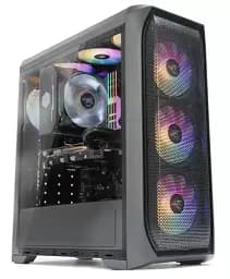 Корпус Zalman N5 MF Black, без БЖ, Mid Tower, для ATX / Micro ATX / Mini ITX, 2xUSB 2.0, 1xUSB 3.0, 4x120 мм RGB Fan, бічна панель з акрилу