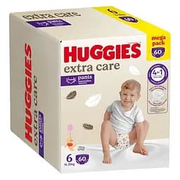 Уцінка. Підгузки-трусики Huggies Extra Care Pants Box 6 (15-25 кг) 60 шт.   - мініатюра 3