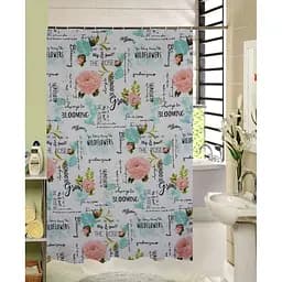 Шторка для ванної VanStore Roxen з візерунком 240 x 200 см (63114) - мініатюра 4