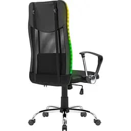Крісло ігрове Defender Totem поліуретан 50мм,сітка, RGB, Black (64335) - мініатюра 4