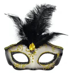 Маска Флоранс с пером