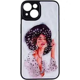 Чохол Epik TPU+PC Prisma Ladies для Apple iPhone 14, 6.1 Girl in a hat