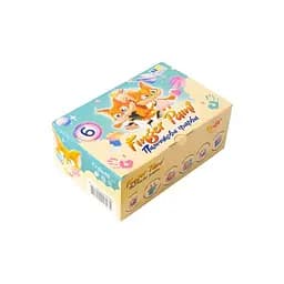 Набор пальчиковых красок Rudix 840602, 6 цветов по 40 мл