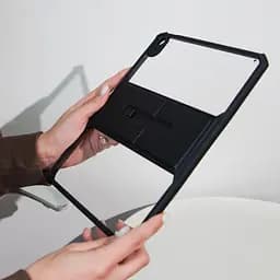 TPU+PC чохол Xundd Stand c посиленими кутами для Apple iPad 10.9 (2022-24) / 11 (A16) 2025 Чорний - мініатюра 3