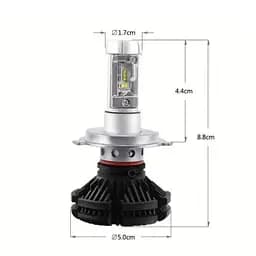 Автолампи XPRO LED X3 H1 [39] (50) чорний (MER-12429_454) - мініатюра 4