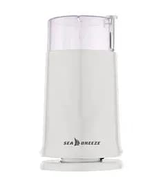 Кофемолка Sea Breeze SB-083 машинка для помола кофе маленькая 60 г нержавеющая сталь 200 Вт Белый