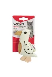 Хлопковая игрушка для кошек в форме волка птички или динозавра Camon 12см