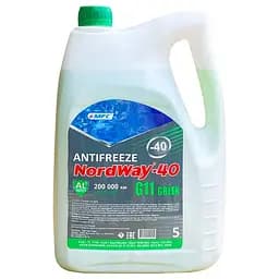 Антифриз МФК NordWay G11 зелений -40 °C (-24 ºC) 4.8 кг 