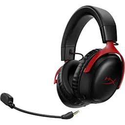 Гарнитура HyperX игровая Cloud III WL/USB-A/USB-C черно-красный (77Z46AA)