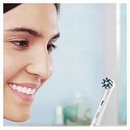 Зубна електрощітка Braun Oral-B Pro1 D305.513.3 CrossAction Caribbean Blue - мініатюра 6