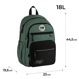 Рюкзак GoPack Teens 121L-3 Хакі (GO26-121L-3) - мініатюра 2