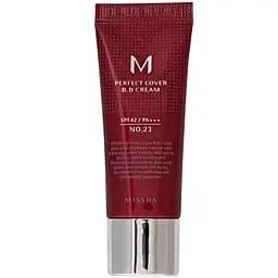 BB-крем Missha M Perfect Cover BB Cream SPF42 / PA+++ №23 Natural Beige 20 мл 
