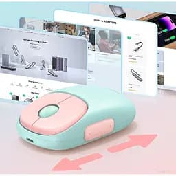 Акумуляторна бездротова миша UGREEN MU102 FUN+ 2 стандартна бірюзова (м'ятна) - мініатюра 7