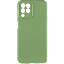 Чехол TPU GETMAN Liquid Silk Full Camera для Samsung Galaxy M33 5G Зеленый / Pistachio