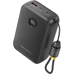 УМБ Vention 20000mAh 22,5W Fast Charging, USB-A, 2xUSB-C Black (FKBB0-C)