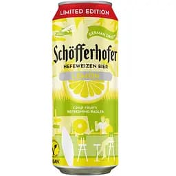Смесь пива с соком Schofferhofer пшеничный лимон 0.5 л