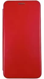 Чохол книжка Xiaomi Redmi Note 9 еко-шкіра Premium Case для смартфона Червоний