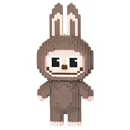 Детский конструктор Magic Blocks Зайчик Лабубу Коричневый на 3132 детали (9189)