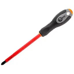 Отвертка диэлектрическая крестообразная крестовая Intertool PH3 х 150 мм 1000 В VT-3213