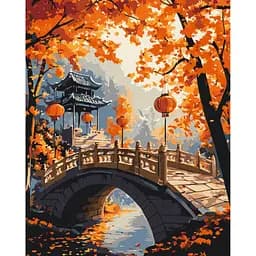 Картина за номерами на підрамнику Brushme Осінній променад
