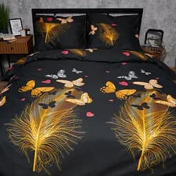 Підковдра Moon&Star Мікросатин Premium Golden Flutter King Size 220x240 см - мініатюра 2