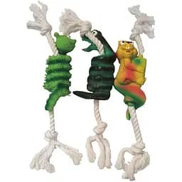Игрушка для собак Tatrapet Toys Fun латексные фигурки с веревкой 38 см 