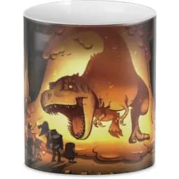 Кухоль GeekLand Gravity Falls Dinosaur GF.02.15 330 мл білий