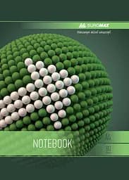 Зошит для нотаток BUROMAX, А4, 80 арк., клітинка, спіраль, BM.24452101-04