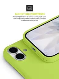 Силиконовый чехол с MagSafe для Apple iPhone 17, ICON2 MagCase, желтый, противоударный, панель с мягкой подкладкой, защита всего корпуса, поддержка беспроводной зарядки, совместим с защитными стеклами и пленками, ArmorStandart (ARM88990) - мініатюра 5