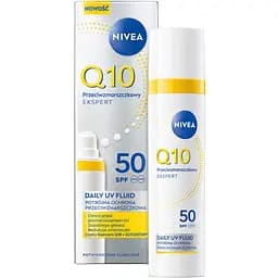 Дневной флюид Nivea Q10 Эксперт SPF 50 Тройная защита от морщин 40 мл 