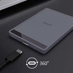 Портативний SSD Apacer AS724 1TB USB 3.2 Gen.2 Type-C Read/Write 500MB/s Mauve (AP1TBAS724M-1) - мініатюра 4