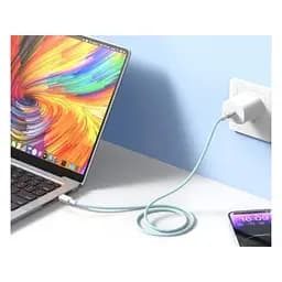 Кабель XO NB-Q250B PD 60W/1 м Type-C to Type-C Fast Charging Синій