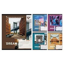 Набор тетрадей Yes Dream City А5, 24 листа 20 шт. (767700)