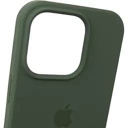 Чохол Silicone Case для Apple iPhone 16 Pro Cyprus Green AA [115024] - мініатюра 3