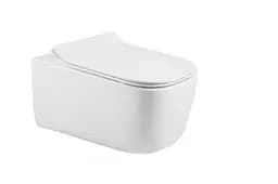 Унитаз подвесной Volle Hippo Rimless сиденье Slim slow-closing white 13-44-202, Белый