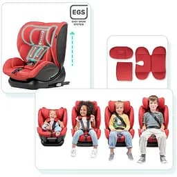 Автокрісло Kinderkraft Myway Isofix 0-36 кг Red - мініатюра 11