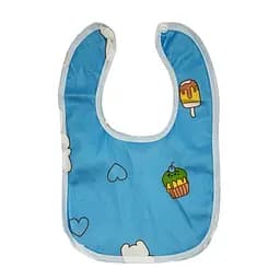 Дитячий тканинний слинявчик Mega Zayka MGZ-0600-9 на кнопці