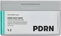Набір щоденних відновлювальних масок із полінуклеотидами 30 шт VT Cosmetics PDRN Daily Mask