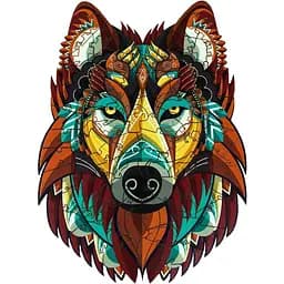 Пазл дерев'яний GO Puzzle Загадковий вовк А4